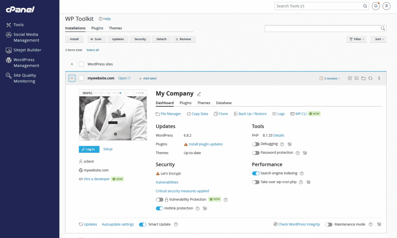 WordPress Toolkit