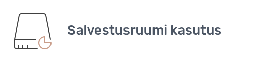 cPaneli moodul „Salvestusruumi kasutus” jaotises „Failid”
